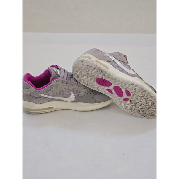 Nike Air Max Girls 4.5 Shoes Sneakers Guile Low Top, Atmosphere Gray 917642-004 - Picture 4 of 6